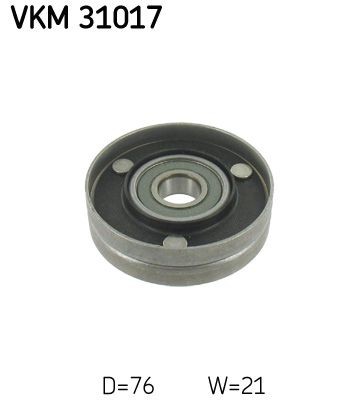 SKF Løpehjul, vifterem artikkelnummer: VKM 31017 billig