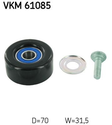SKF Medløberhjul, multi-V-rem Varenummer: VKM 61085 billige