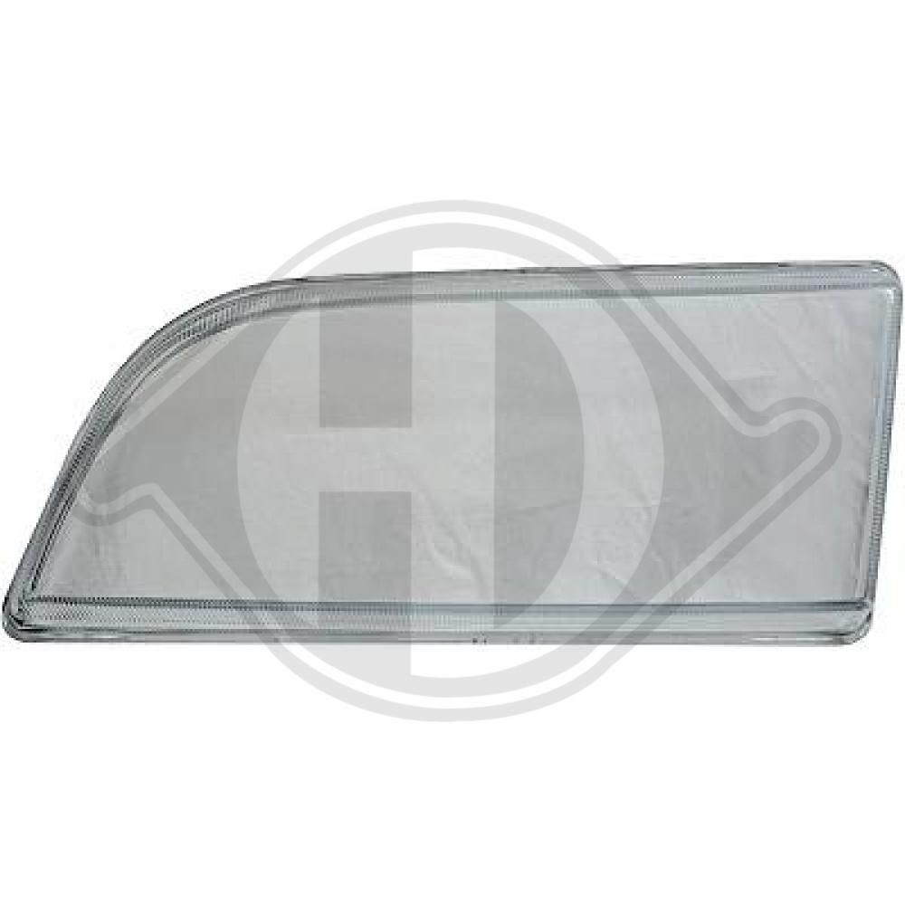 DIEDERICHS 7613087 Lygteglas, forlygte S40 1.8 122 HK Benzin 2004