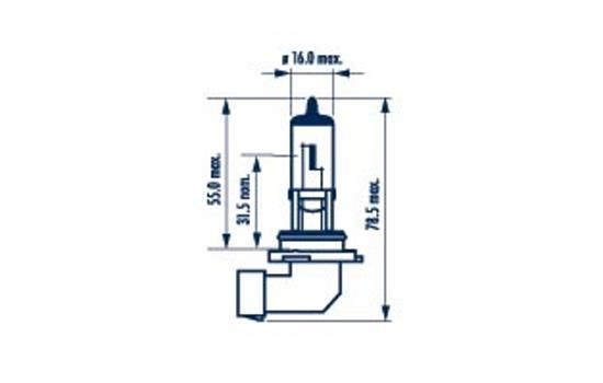 NARVA Fog light bulb Article number: 48095 cheaply