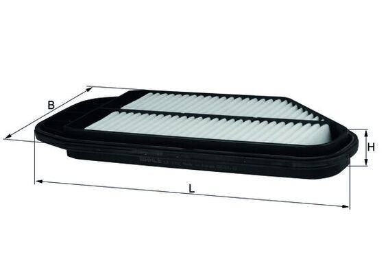 MAHLE ORIGINAL Air filter Article number: LX 3152 cheaply