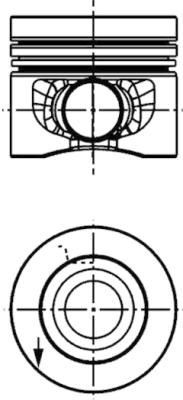KOLBENSCHMIDT Piston Article number: 40558610 cheaply