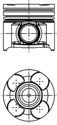 KOLBENSCHMIDT Piston Article number: 40660600 cheaply