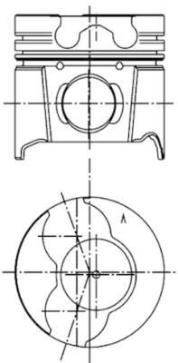KOLBENSCHMIDT Piston Article number: 99561620 cheaply