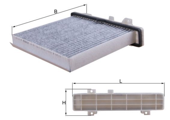 MAHLE ORIGINAL Pollen filter Article number: LAK 589 cheaply