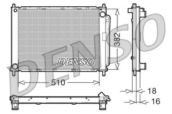 DENSO Cooler Module Article number: DRM23100 cheaply