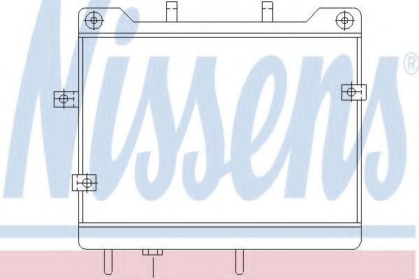 NISSENS Oliekøler, automatisk gearkasse Varenummer: 90600 billige