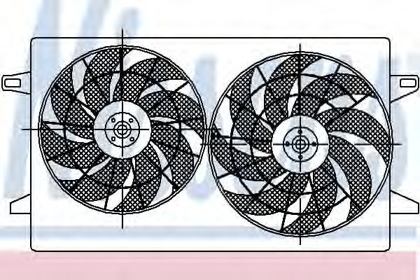NISSENS Fan, radiator Article number: 85229 cheaply