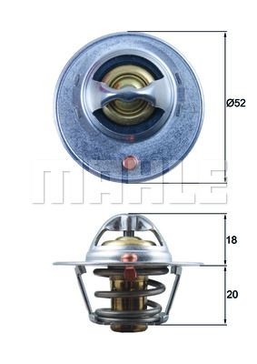 BEHR THERMOT-TRONIK Thermostat Article number: TX 70 82 cheaply