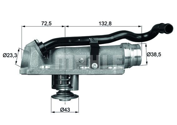 BEHR THERMOT-TRONIK Thermostat Article number: TM 9 105 cheaply