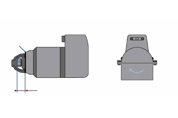 BOSCH Starter motor Article number: 0 001 610 001 cheaply