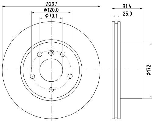 HELLA Engine oil cooler Article number: 8MO 376 797-061 cheaply