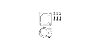 HJS Kit montaggio catalizzatore Numero articolo: 82 15 9017 poco costoso