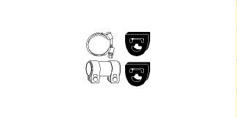 HJS Mounting Kit, soot filter Article number: 82 13 2654 cheaply
