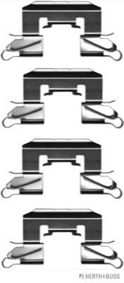 HERTH+BUSS JAKOPARTS Monteringssett, bremseklosser artikkelnummer: J3666005 billig