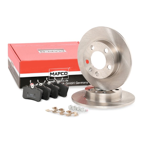 MAPCO Brake discs and pads set Article number: 47858 cheaply