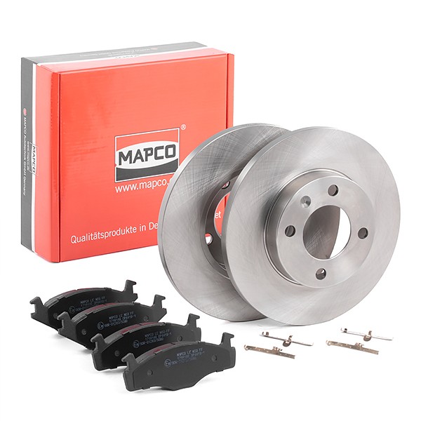 MAPCO Brake discs and pads set Article number: 47863 cheaply