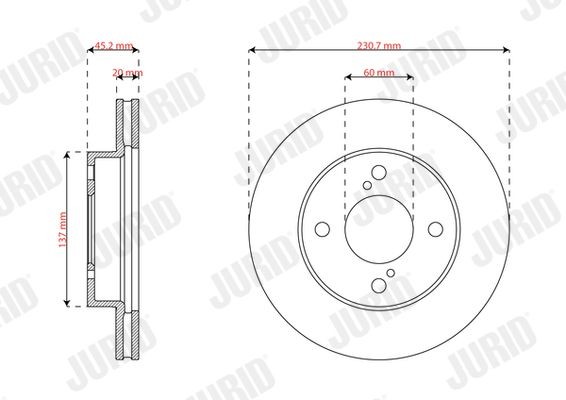 JURID Rivet, drum brake lining Article number: 8103040009 cheaply