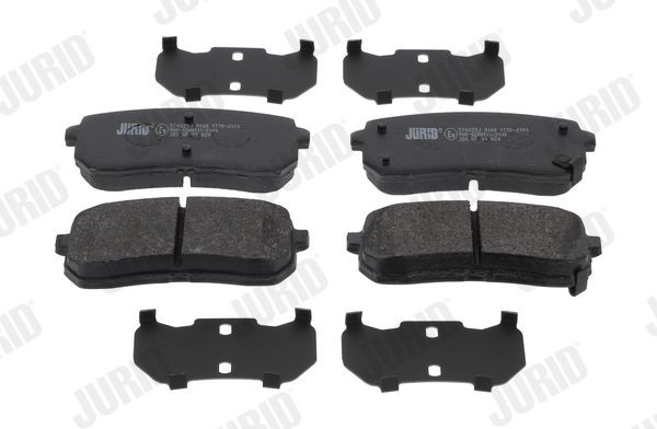 JURID 792045J Set accesorii, placute frana TRANSIT 2.0 78 CP benzina 1992
