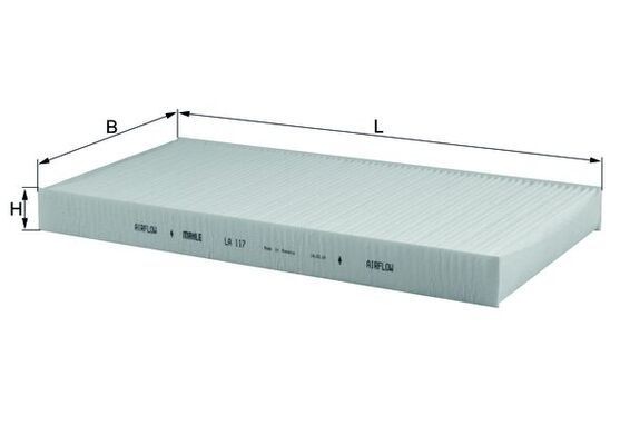 KNECHT Pollenfilter Varenummer: LA 117 billige