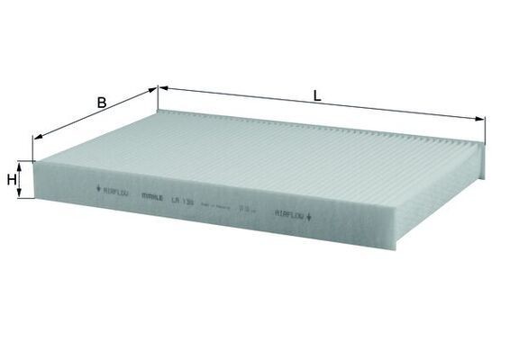 KNECHT Pollen filter Article number: LA 138 cheaply
