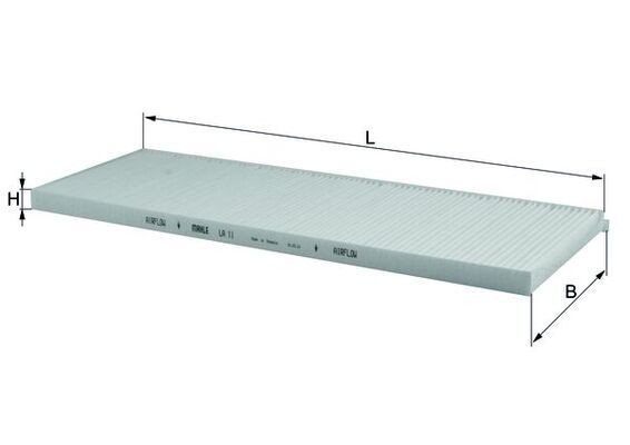 KNECHT Pollenfilter Varenummer: LA 11 billige