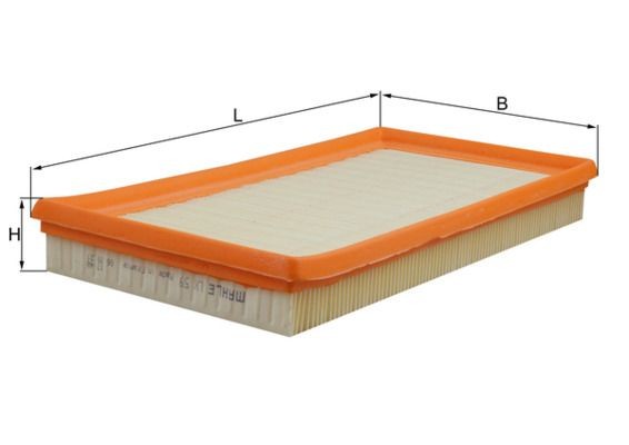 KNECHT Air filter Article number: LX 59 cheaply