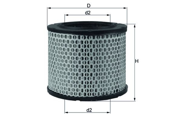 KNECHT Air filter Article number: LX 224 cheaply