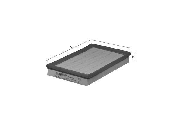 KNECHT Air filter Article number: LX 414 cheaply