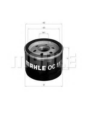 KNECHT Oliefilter Varenummer: OC 11 billige