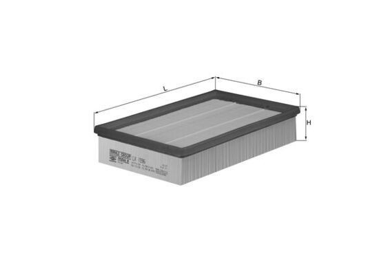 KNECHT Air filter Article number: LX 1596 cheaply