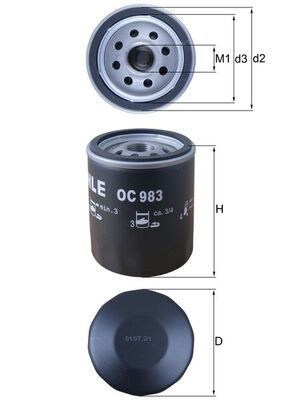 KNECHT Coolant Filter Article number: WFC 21 cheaply