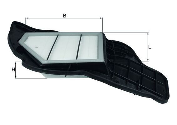 KNECHT Air filter Article number: LX 1684/5 cheaply