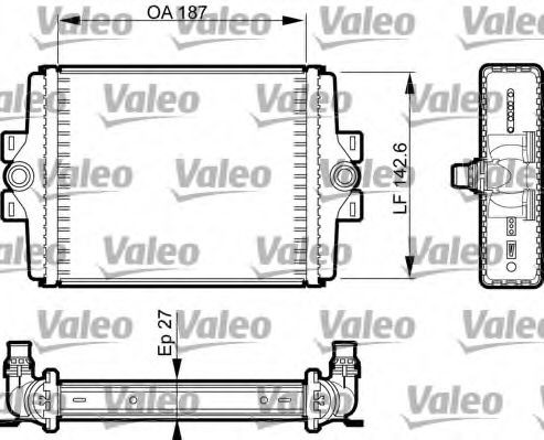 VALEO Engine radiator Article number: 735494 cheaply