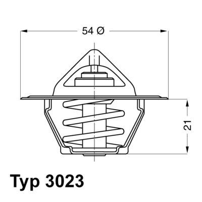 WAHLER Thermostat Article number: 3023.87D cheaply