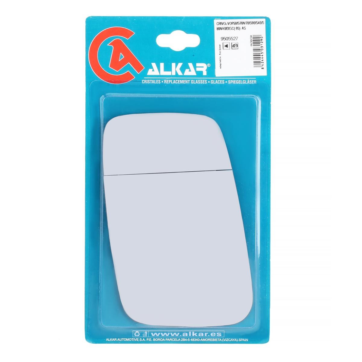 ALKAR Peegliklaas, Klaas Artikli number: 9505527 soodsalt