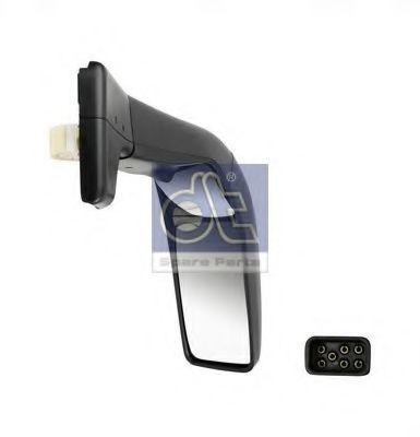 DT Spare Parts Outside Mirror, driver cab Article number: 4.64206 cheaply