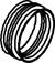 DINEX Flex Hose, exhaust system Article number: 22614 cheaply