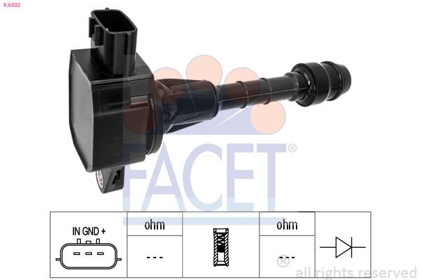 FACET HT.0844 Ремонтен комплект, разпределител (дистрибутор)на запалването MEGANE 1.4 i (JA0E) 75 K.C. бензин 2001