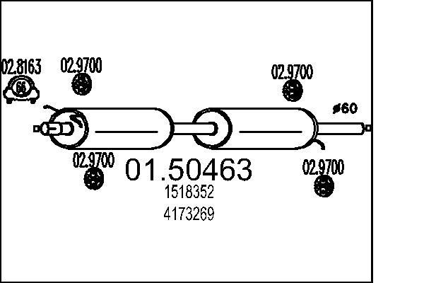 MTS Kesksummuti Artikli number: 01.50463 soodsalt
