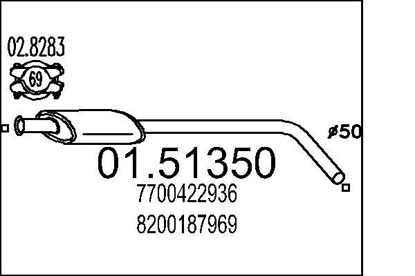 MTS Kesksummuti Artikli number: 01.51350 soodsalt