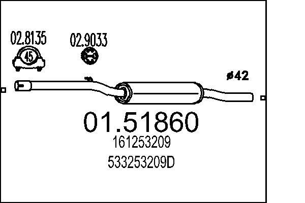 MTS Kesksummuti Artikli number: 01.51860 soodsalt