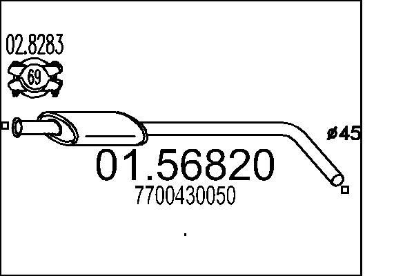 MTS Kesksummuti Artikli number: 01.56820 soodsalt