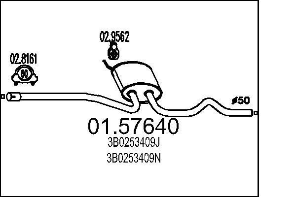 MTS Kesksummuti Artikli number: 01.57640 soodsalt