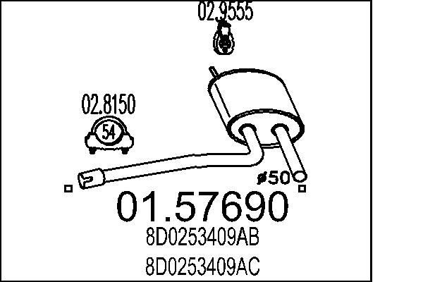 MTS Kesksummuti Artikli number: 01.57690 soodsalt