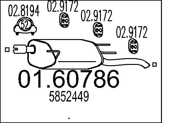 MTS Lõppsummuti Artikli number: 01.60786 soodsalt