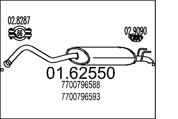 MTS Lõppsummuti Artikli number: 01.62550 soodsalt