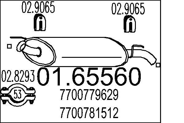 MTS Lõppsummuti Artikli number: 01.65560 soodsalt