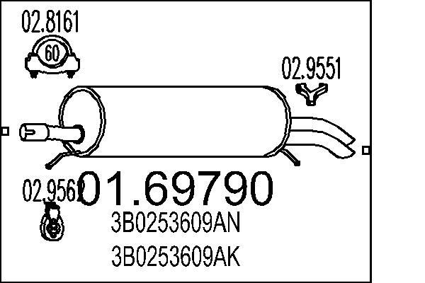 MTS Lõppsummuti Artikli number: 01.69790 soodsalt