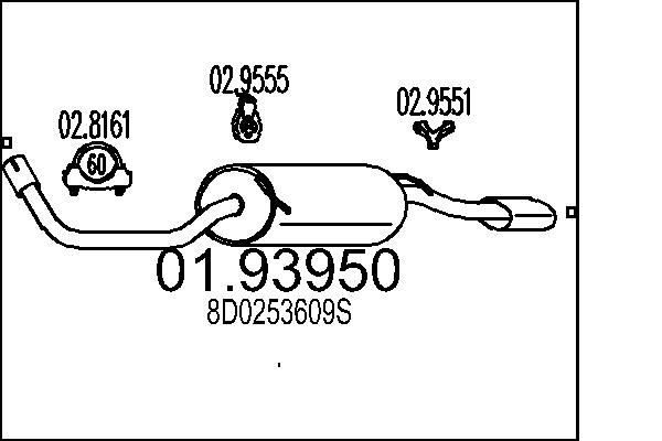 MTS Lõppsummuti Artikli number: 01.93950 soodsalt
